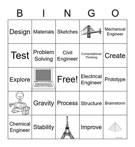 civil engineering bingo sheet|Engineering Bingo Cards to Download, Print and .